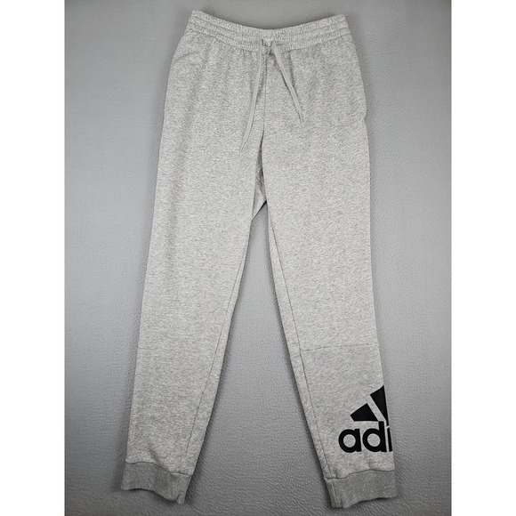 adidas Other - Adidas Men's Essentials French Terry Tapered Cuff Logo Pant Medium Gray GK8978